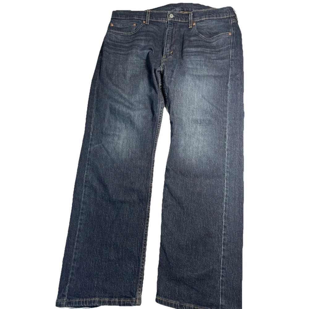 Levi's 505 Jeans Men's Dark Blue Denim 38 X 29 100% Cotton(237)